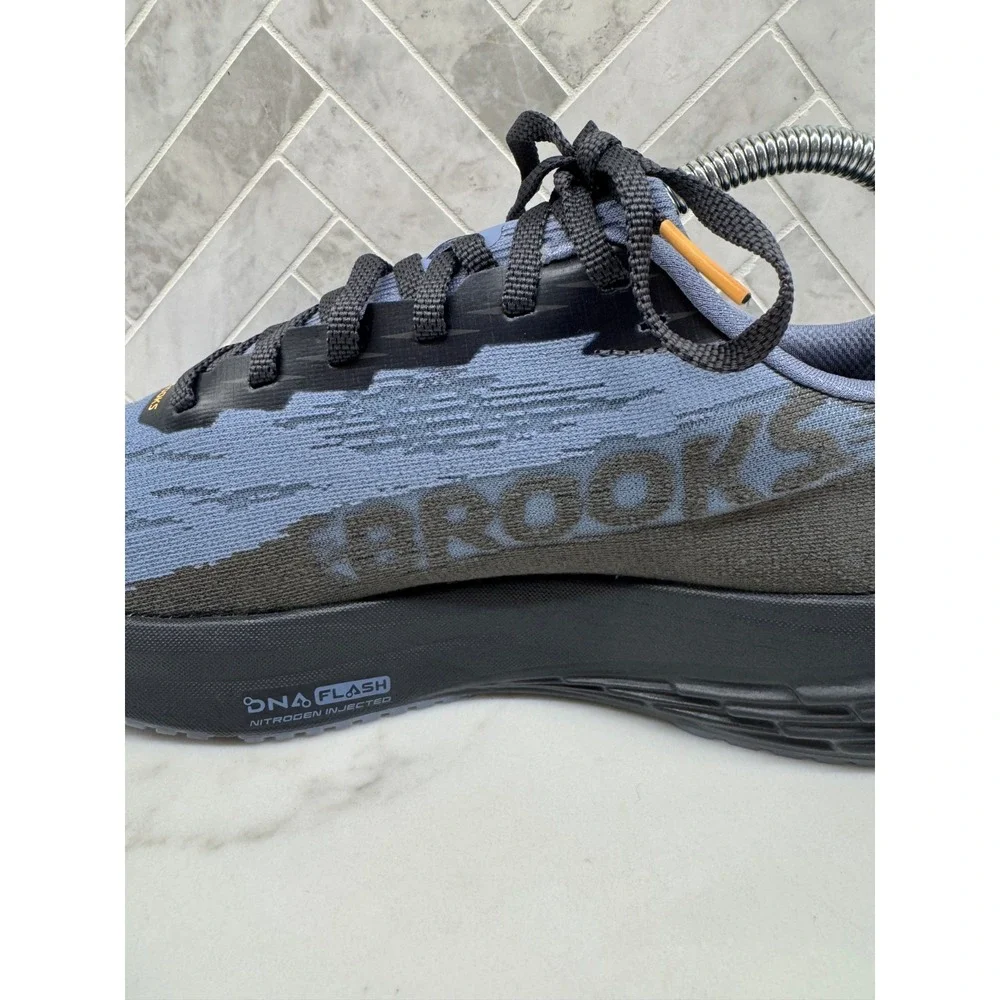 Brooks Launch 11 Running Shoes Mens Size 9 D 9D Blue Black Athletic Sneakers